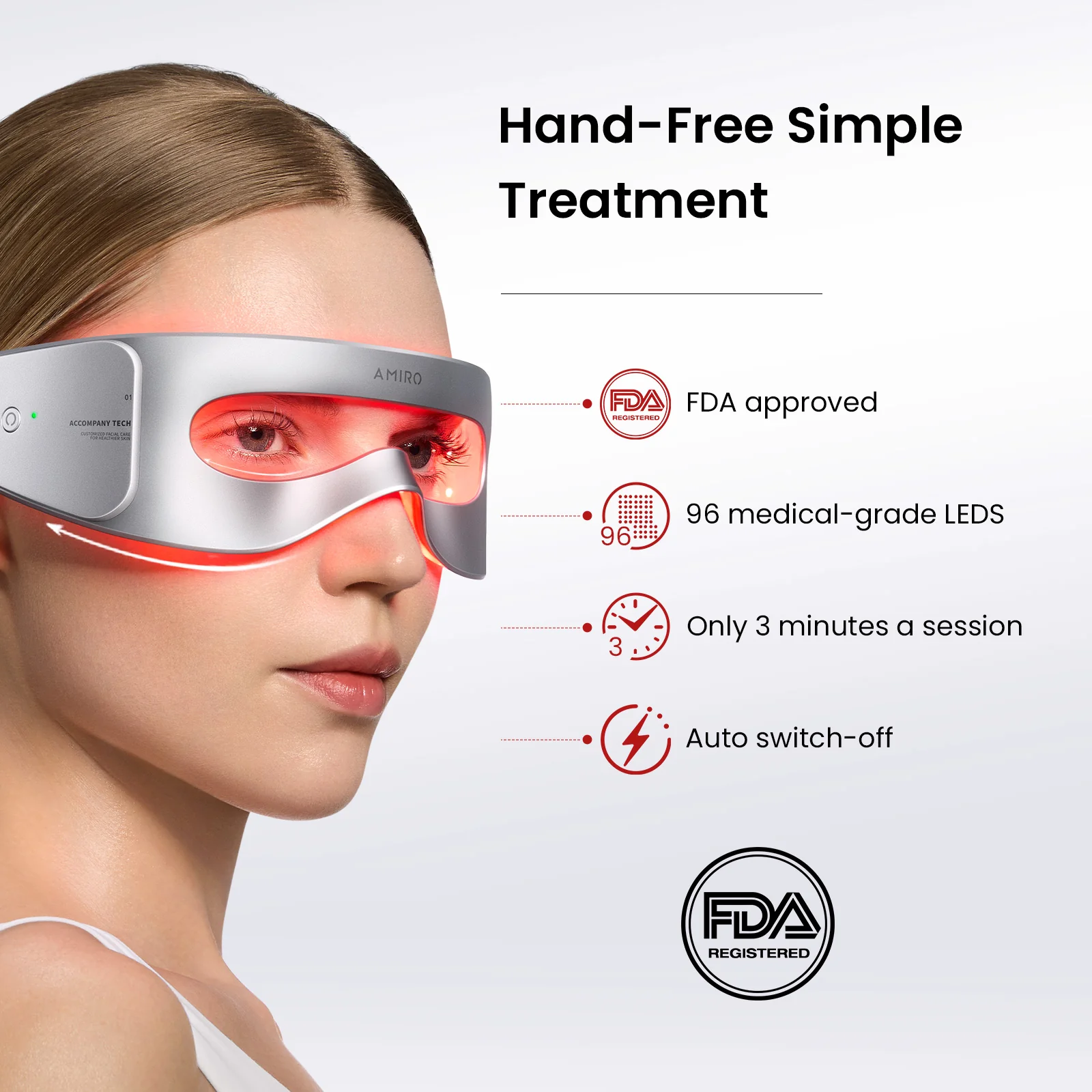 AMIRO Spectra LED Eye Mask - Image 7